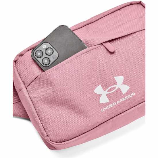 Under Armour Sportstyle Lite Waist Bag Crossbody Розово Еликсир / Бяло Дамски чанти