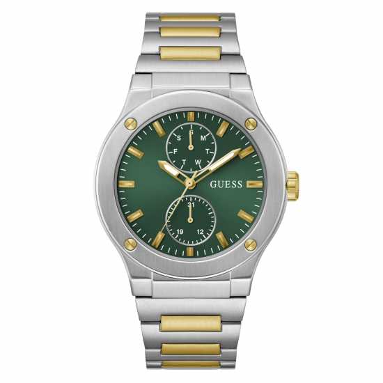 Guess Jet Watch Сребро/Зелено Часовници