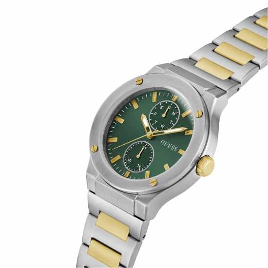 Guess Jet Watch Sn52 Сребро/Зелено Часовници