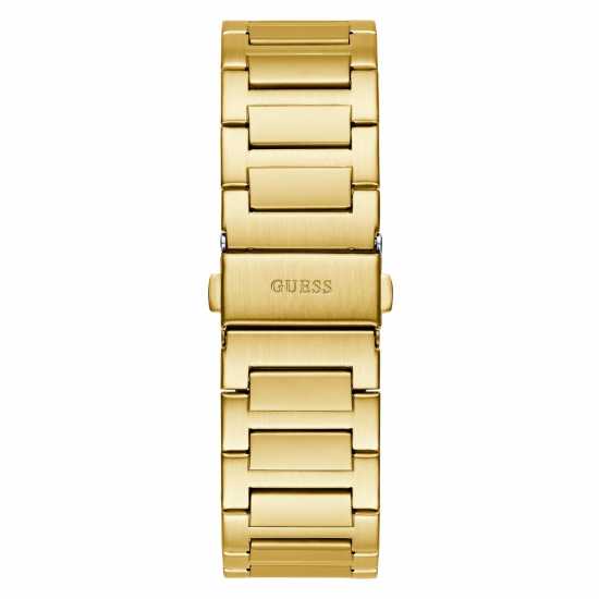 Guess Vinyl Watch Злато/Черно Часовници