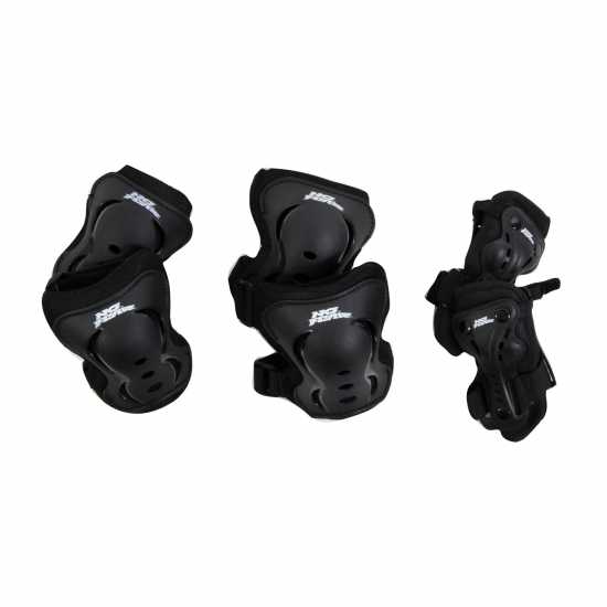 No Fear Skate Pads Junior 3 Pack Черно Скейтборд