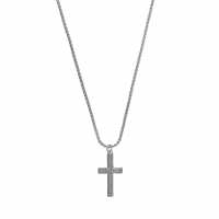 Fabric Cross Necklace  Бижутерия