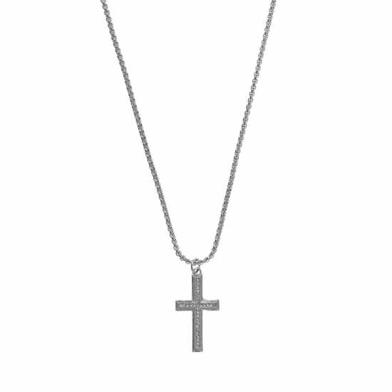 Fabric Cross Necklace  Бижутерия