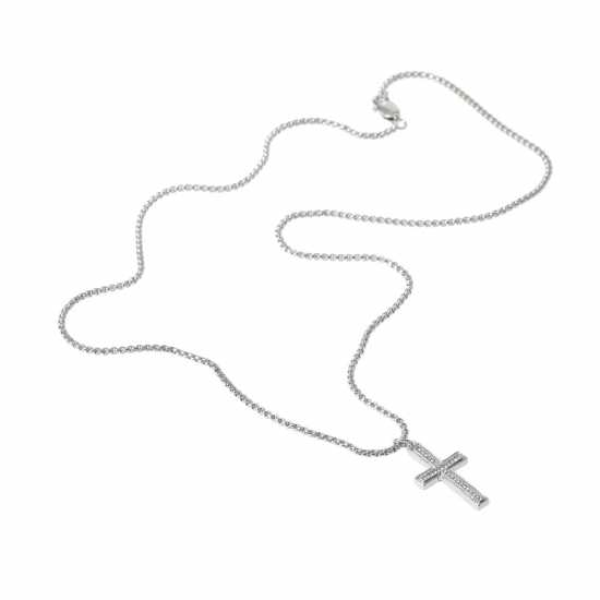 Fabric Cross Necklace  Бижутерия