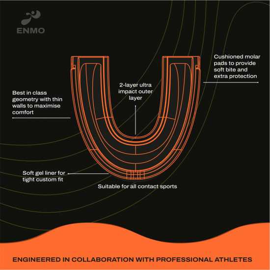 Hy-Pro Maxillagel Mouthguard Jnr  Боксови протектори за уста