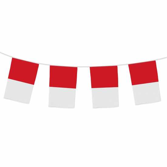 Official Bunting Червено/Бяло Футболни аксесоари