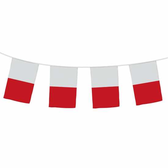 Official Bunting Бяло/Червено Футболни аксесоари