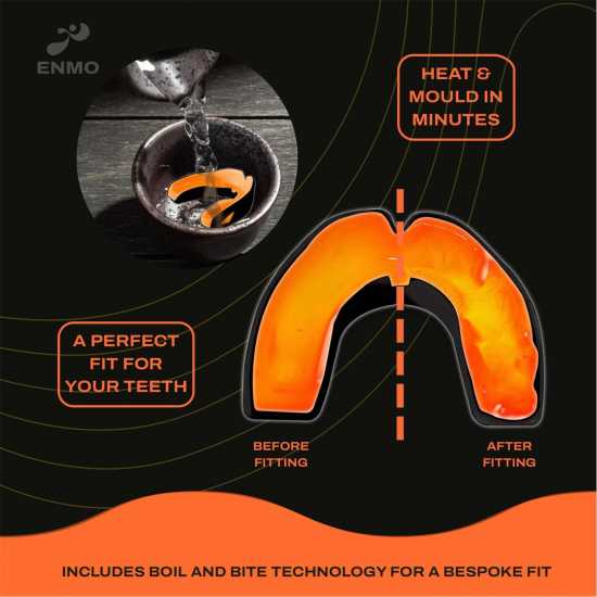 Hy-Pro Maxillapro Mouthguard Черно/Оранжево Боксови протектори за уста