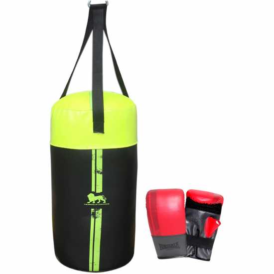 Lonsdale Contender Punch Bag And Mitt Set  