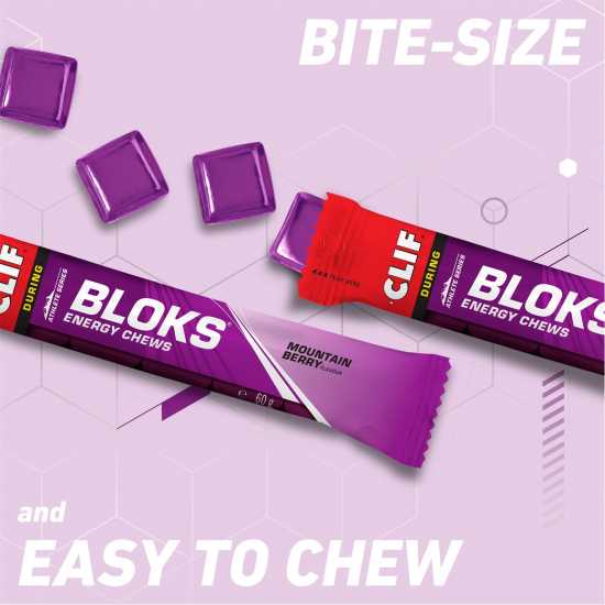 Clif Bar Clif Shot Bloks 60G Планинска Ягода Спортни хранителни добавки