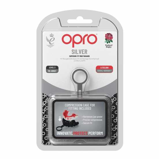 Opro Self Fit 00 White/Red Боксови протектори за уста