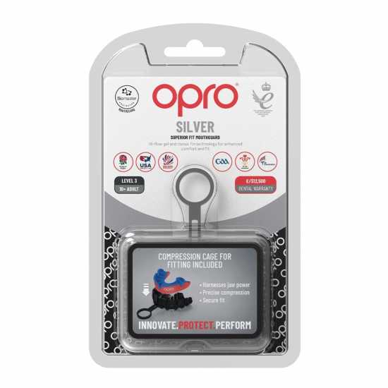 Opro Self Fit 00 Red/Dark Blue Боксови протектори за уста