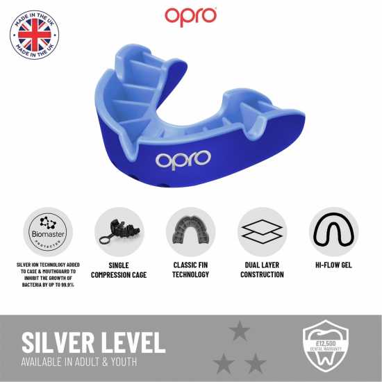 Opro Self Fit 00 Red/Dark Blue Боксови протектори за уста