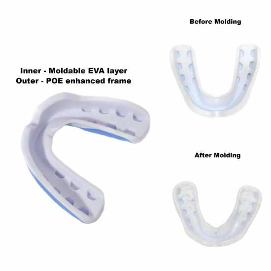 Sondico Ergo Fit Fusion Mouthguard Синьо Боксови протектори за уста