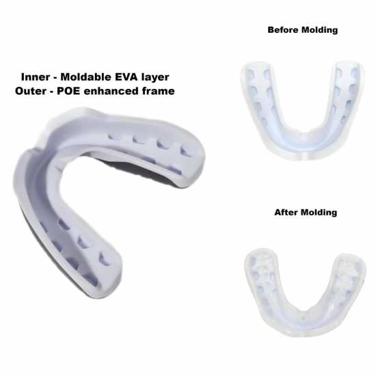 Sondico Ergo Fit Fusion Mouthguard Черно Боксови протектори за уста