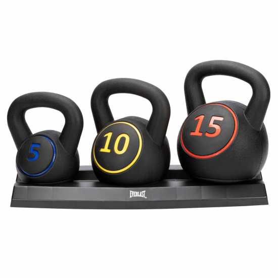 Everlast Premium 30Lb Kettlebell Set  Боксов фитнес и хронометри