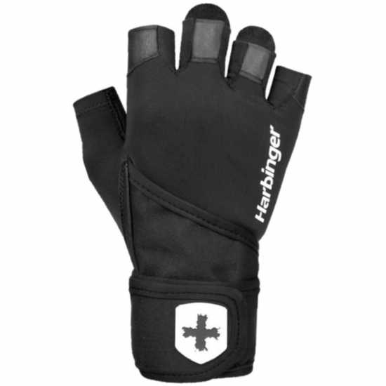 Harbinger Wrist Wrap Glove 2.0 Черно Фитнес ръкавици и колани