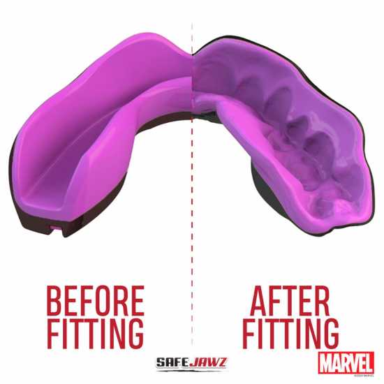 Safejawz Marvel Sports Mouthguard Черен пантера Боксови протектори за уста