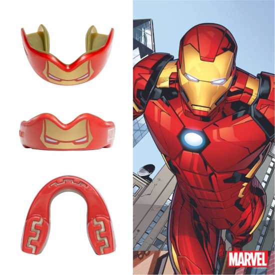 Safejawz Marvel Sports Mouthguard Желязен човек Боксови протектори за уста