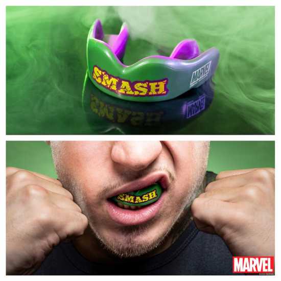 Safejawz Marvel Sports Mouthguard Халк Боксови протектори за уста