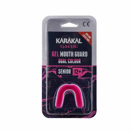 Karakal Gel Mouthguard Senior Розово Боксови протектори за уста