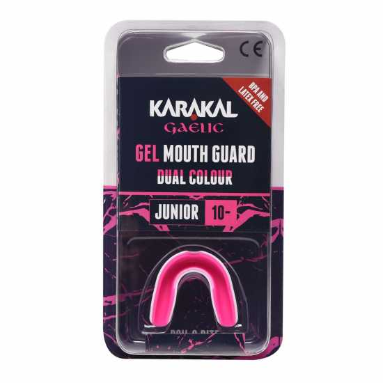 Karakal Gel Mouth Guard Junior Pink Боксови протектори за уста