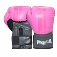 Lonsdale Contender Glove Розово Боксови ръкавици