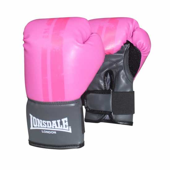 Lonsdale Contender Glove Розово Боксови ръкавици