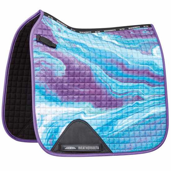 Weatherbeeta Prime Marble Dressage Saddle Pad Лилаво Принадлежности за оседлаване