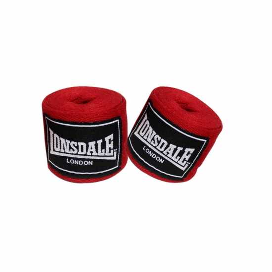 Lonsdale Contender Hand Wrap Червено Боксови бинтове за ръце и ленти