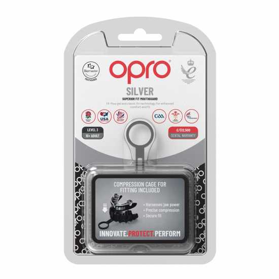 Opro Jawz Silver 44  Боксови протектори за уста