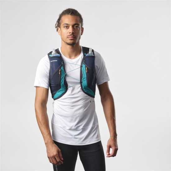 Salomon Active Skin 12L Run Vest Adults Таитианска Тида Раници