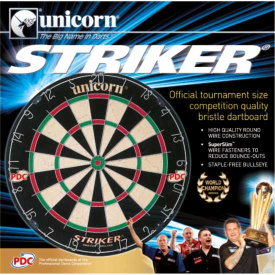 Unicorn Striker Bristle Dartboard 00  Дъски за дартс