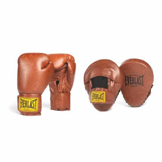 Everlast Boxing Kit Кафяво Боксови ръкавици