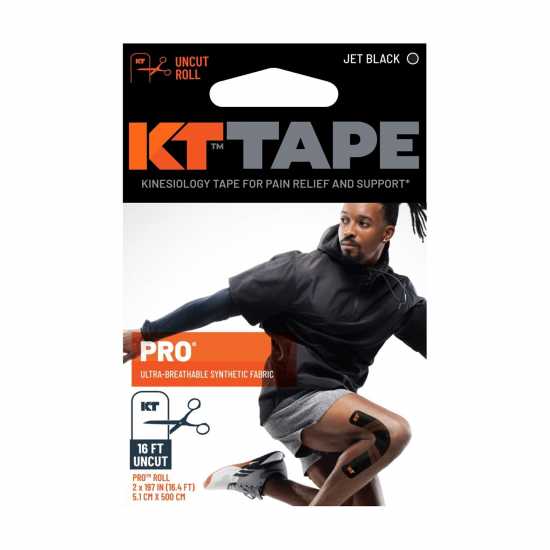 Kt Tape Tape Pro Pre-Cut 5M 43 Център черен Медицински