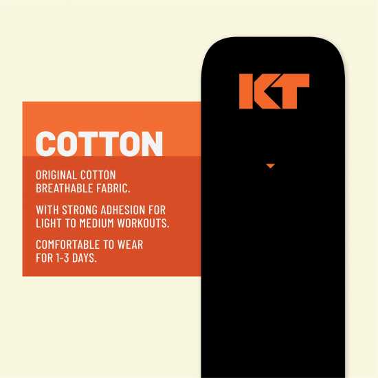 Kt Tape Tape Cotton Pc 5M 43 Център черен Медицински