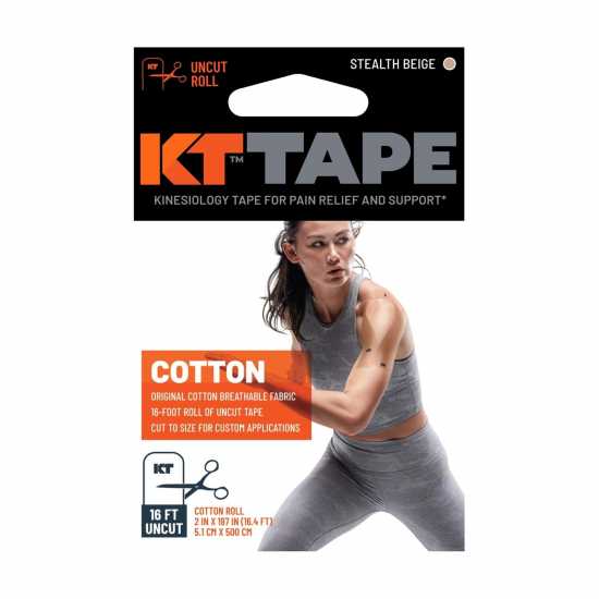 Kt Tape Tape Cotton Pc 5M 43 Стилно бежово Медицински