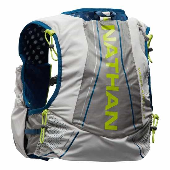 Nathan Running Vest 2 - 7L (With 2L Bladder) Сиво/Лайм Портмонета и джобове за бягане