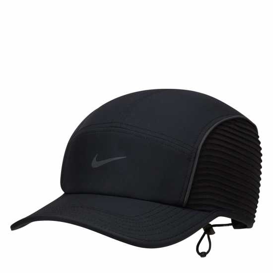 Nike Dri-Fit Adv Fly Unstructured Aerobill Aeroadapt Cap Черно/сребро Портмонета и джобове за бягане