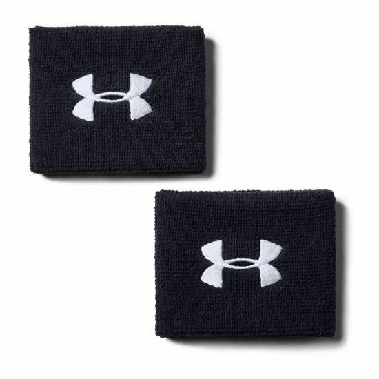 Under Armour 3Inch Performance Wristband - 2-Pack Черно / Бяло Скуош