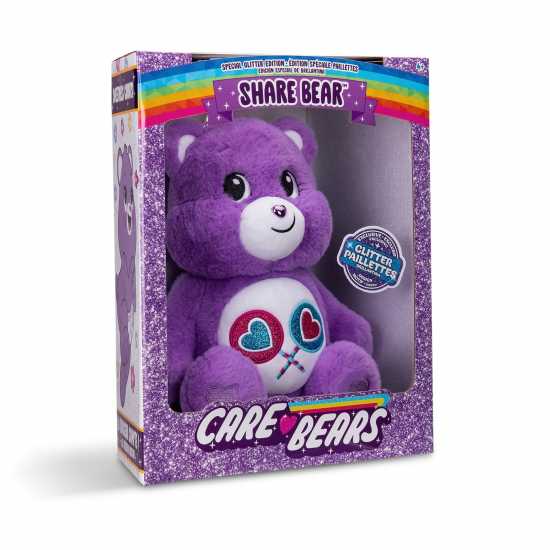 Care Bears Care Bears Share Bear Glitter Belly 35Cm Plush  