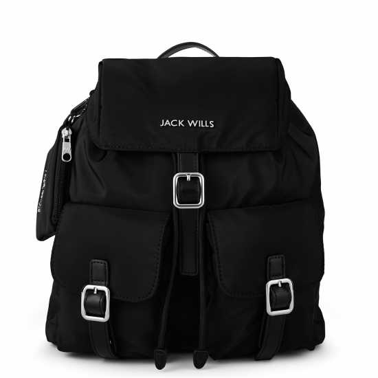 Jack Wills Drawstring Buckle Backpack  Ученически раници