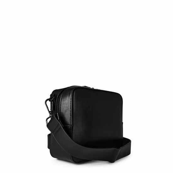 Jack Wills Weave Camera Bag Черно Дамски чанти