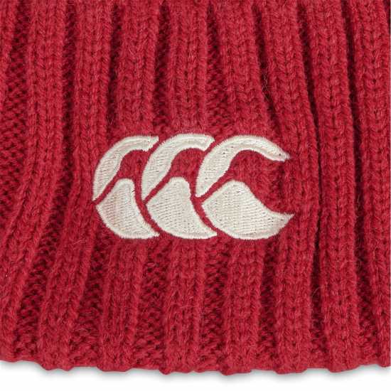 Canterbury British And Irish Lions 2024 Beanie Hat Adults Red Dahlia Подаръци и играчки