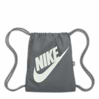 Nike Сак С Връв Heritage Drawstring Bag (13L) Сиво/Бяло Сакове за фитнес