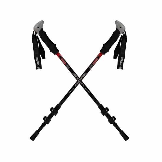 Karrimor Карбонови Туристически Щеки Carbon Walking Poles Черно Къмпинг аксесоари