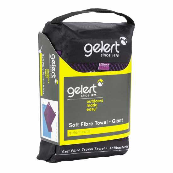 Gelert Soft Towel Giant Лилаво Пътни принадлежности