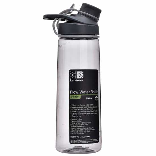 Шише За Вода Karrimor Water Bottle 750Ml Сиво Бутилки за вода