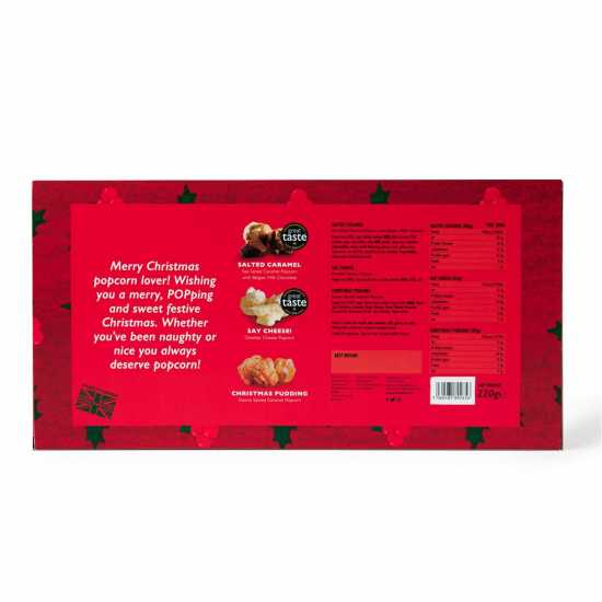 Studio Christmas Gourmet Popcorn Letterbox Gift 220G  Бонбони