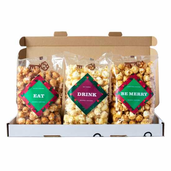 Studio Christmas Gourmet Popcorn Letterbox Gift 220G  Бонбони